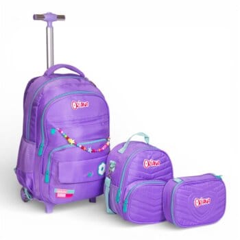 Set de Mochila Oriana c/c Desmontable x 4 Piezas.