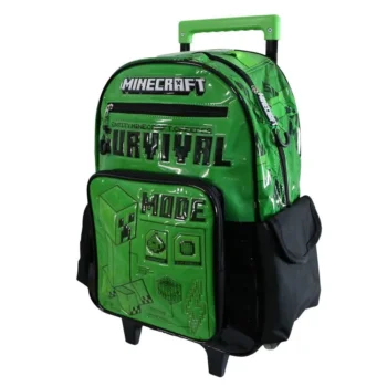 Mochila Minecraft c/c 16". Tamaño Grande.