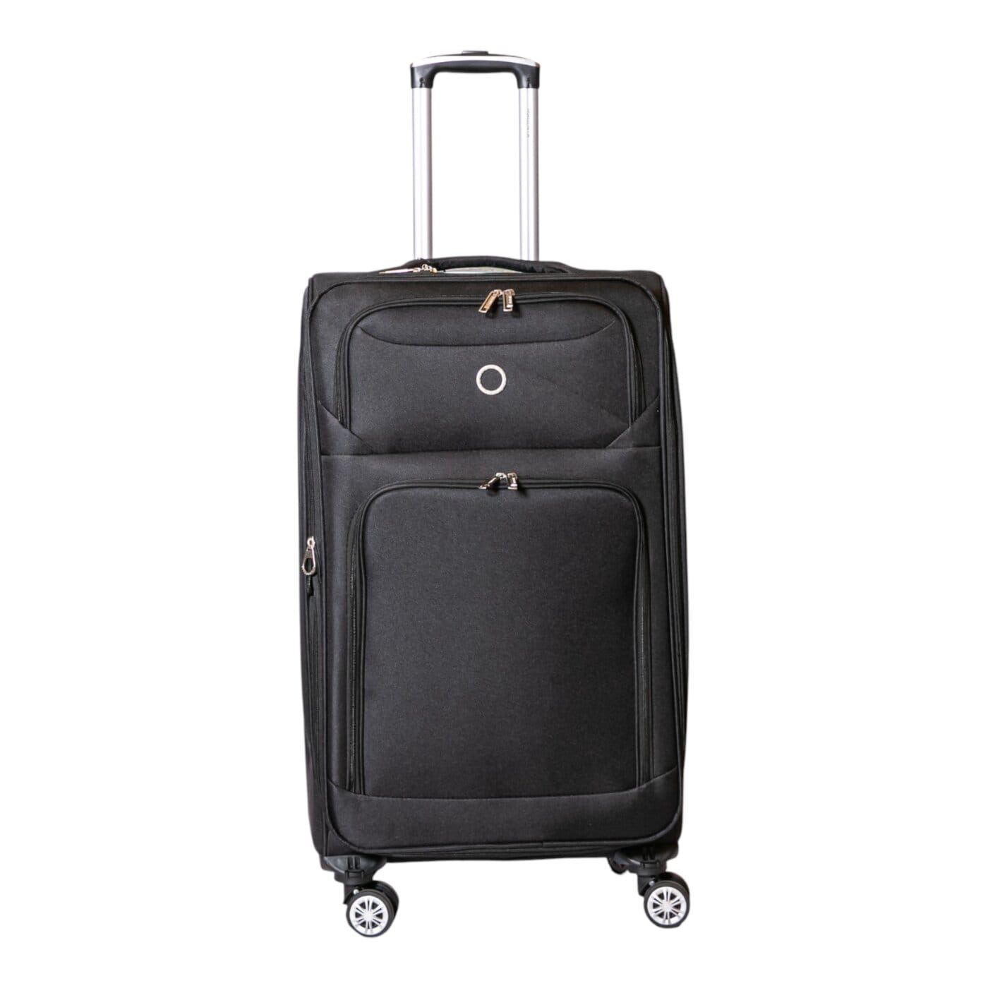 Valija Magenta 28" Tamaño Grande Tela Negra.