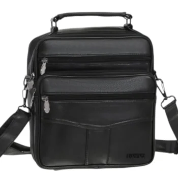 Morral Magenta Grande De Cuero.