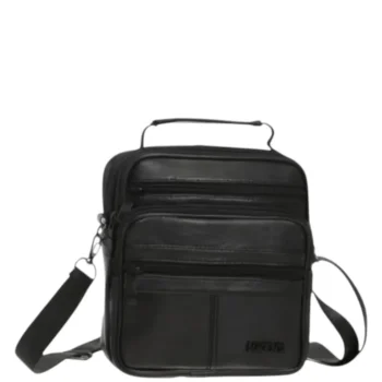 Morral Magenta Chico De Cuero.