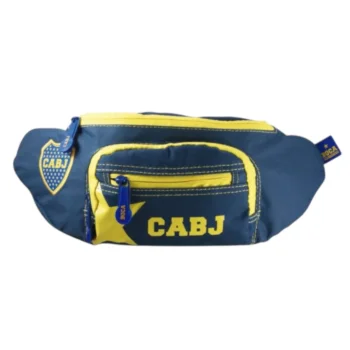 Riñonera Boca Juniors Tela Varios Bolsillos.
