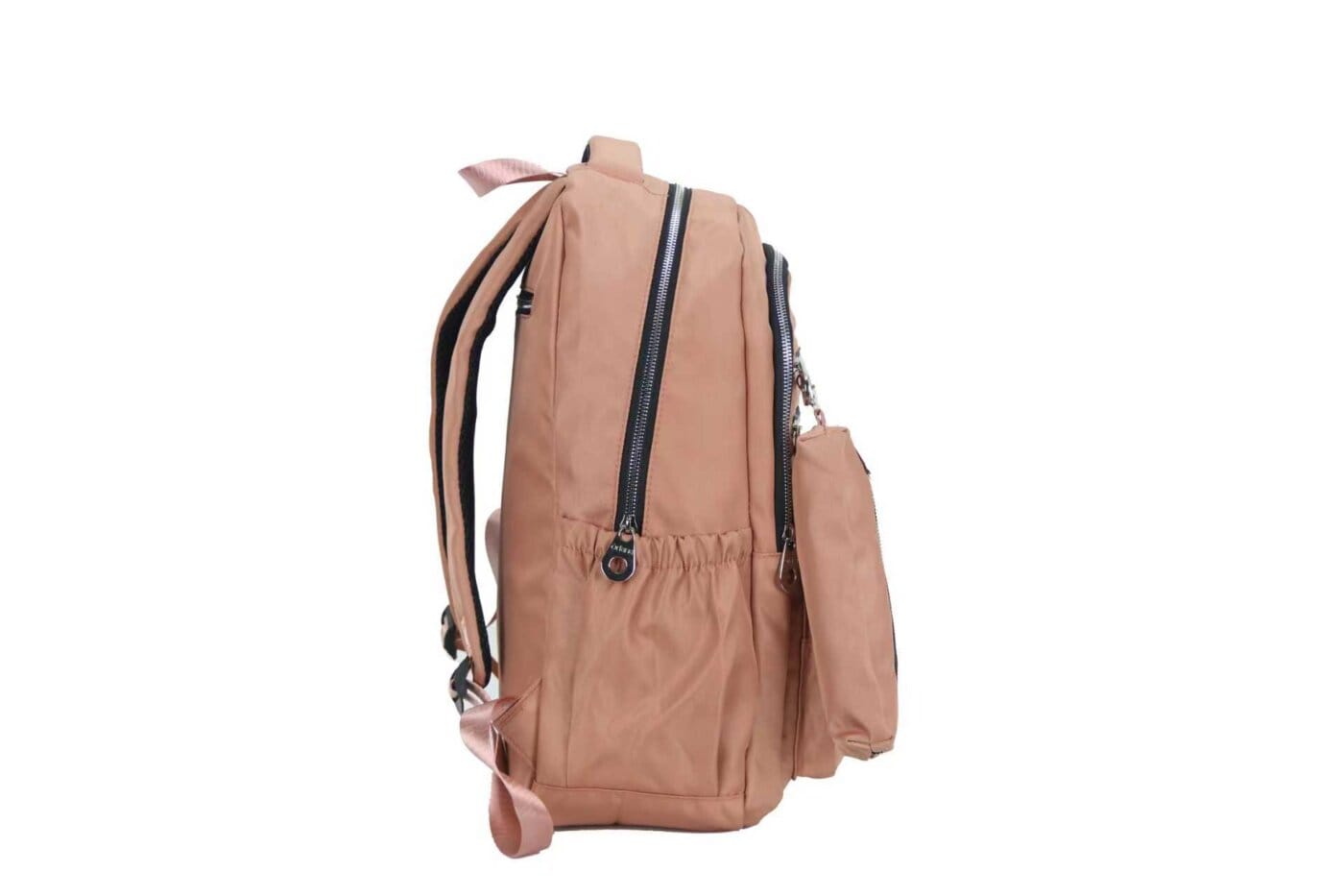 Mochila Oriana 18" Microfibra Con Cartuchera. Colores Varios.