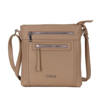 Cartera Oriana Bandolera Eco Cuero. Colores Varios.