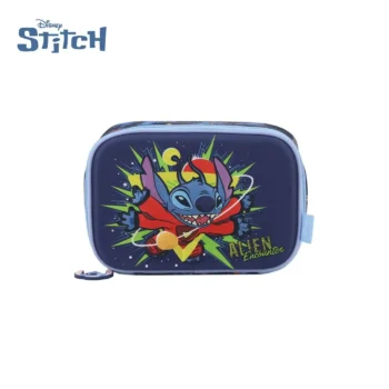 Cartuchera Disney Stitch 1 Piso 3D C/Solapa.