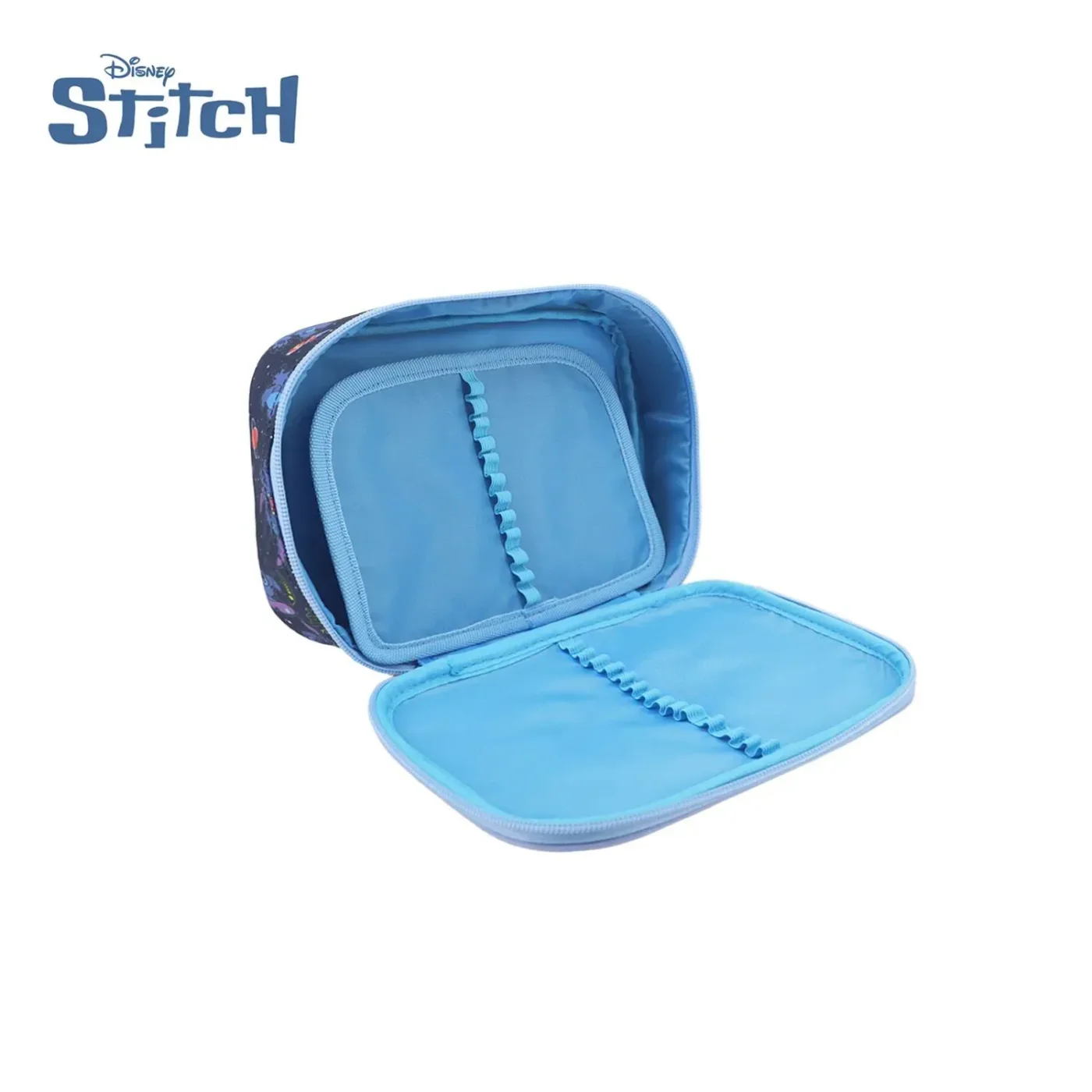 Cartuchera Disney Stitch 1 Piso 3D C/Solapa.