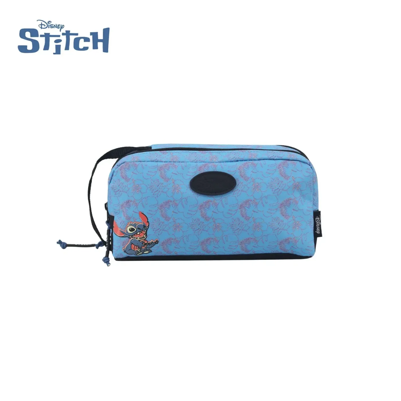Cartuchera Disney Stitch Dos Compartimentos. Colores Varios.
