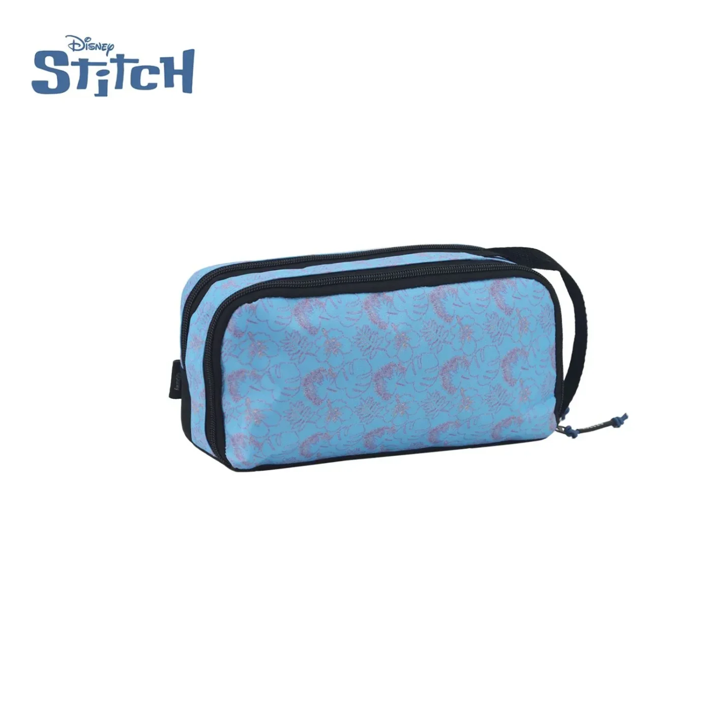Cartuchera Disney Stitch Dos Compartimentos. Colores Varios.
