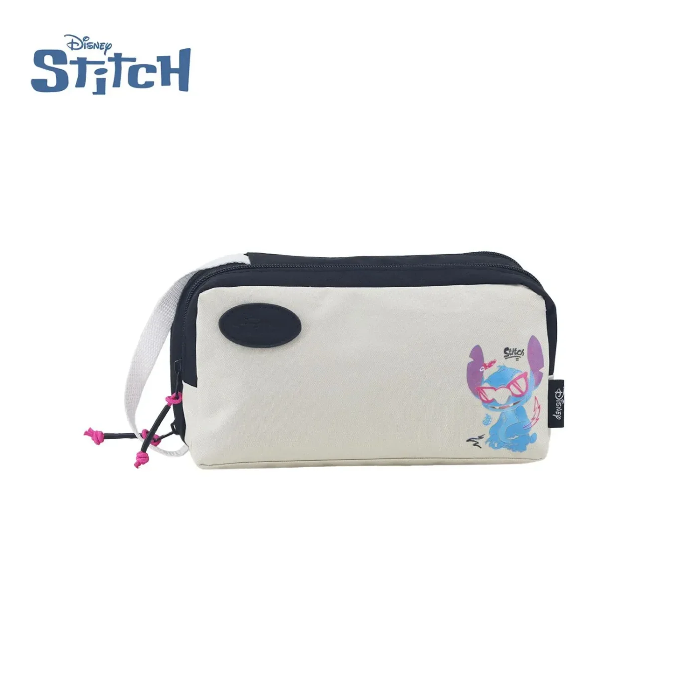 Cartuchera Disney Stitch Dos Compartimentos. Colores Varios.