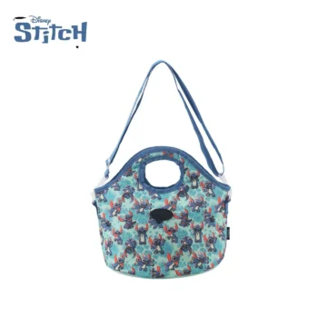 Lunchera Térmica Disney Stitch. Tela Estampada.