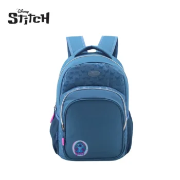 Mochila Disney Stitch c/Porta Notebook. Colores Varios.
