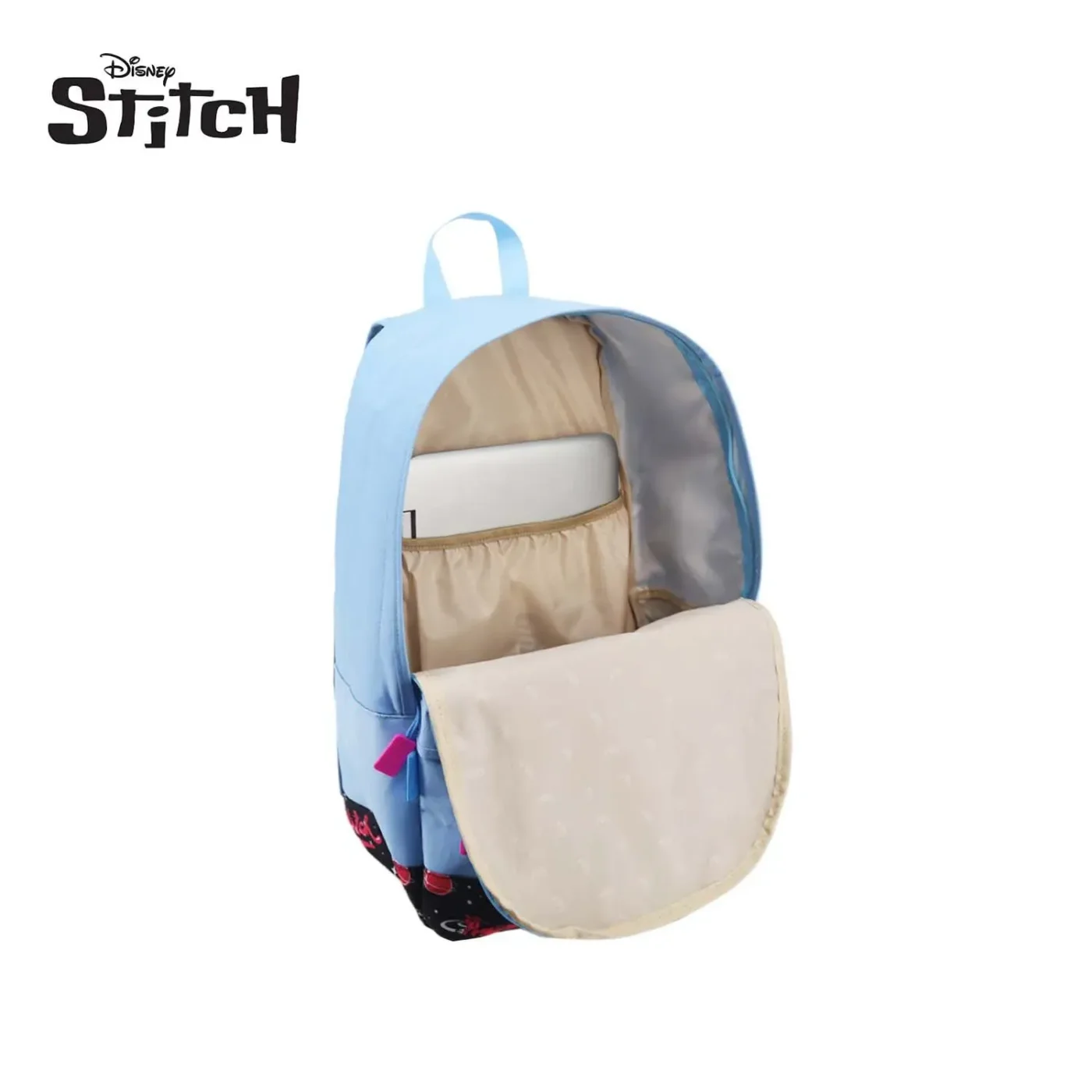 Mochila Disney Stitch 18" Porta Notebook. Colores Varios.
