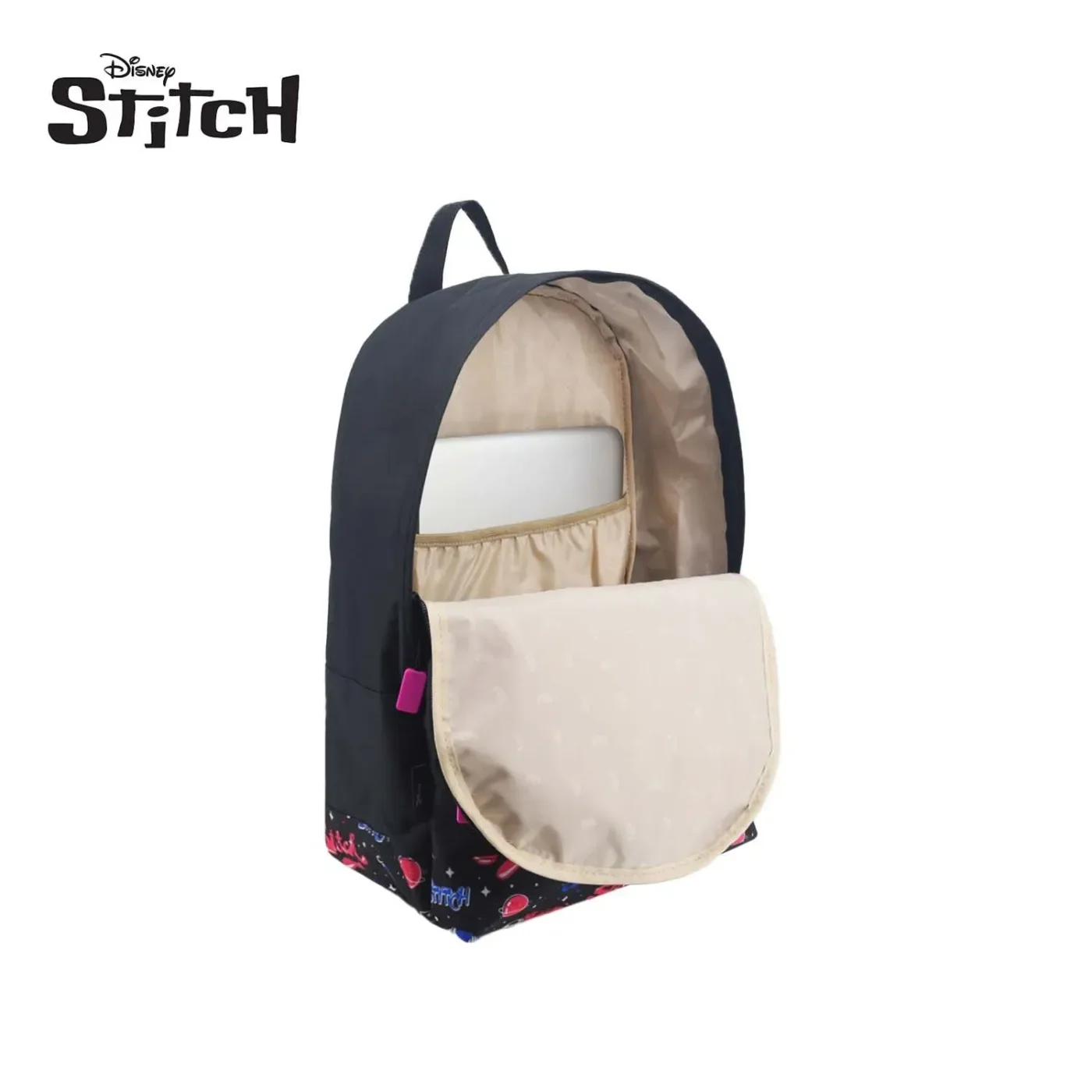 Mochila Disney Stitch 18" Porta Notebook. Colores Varios.