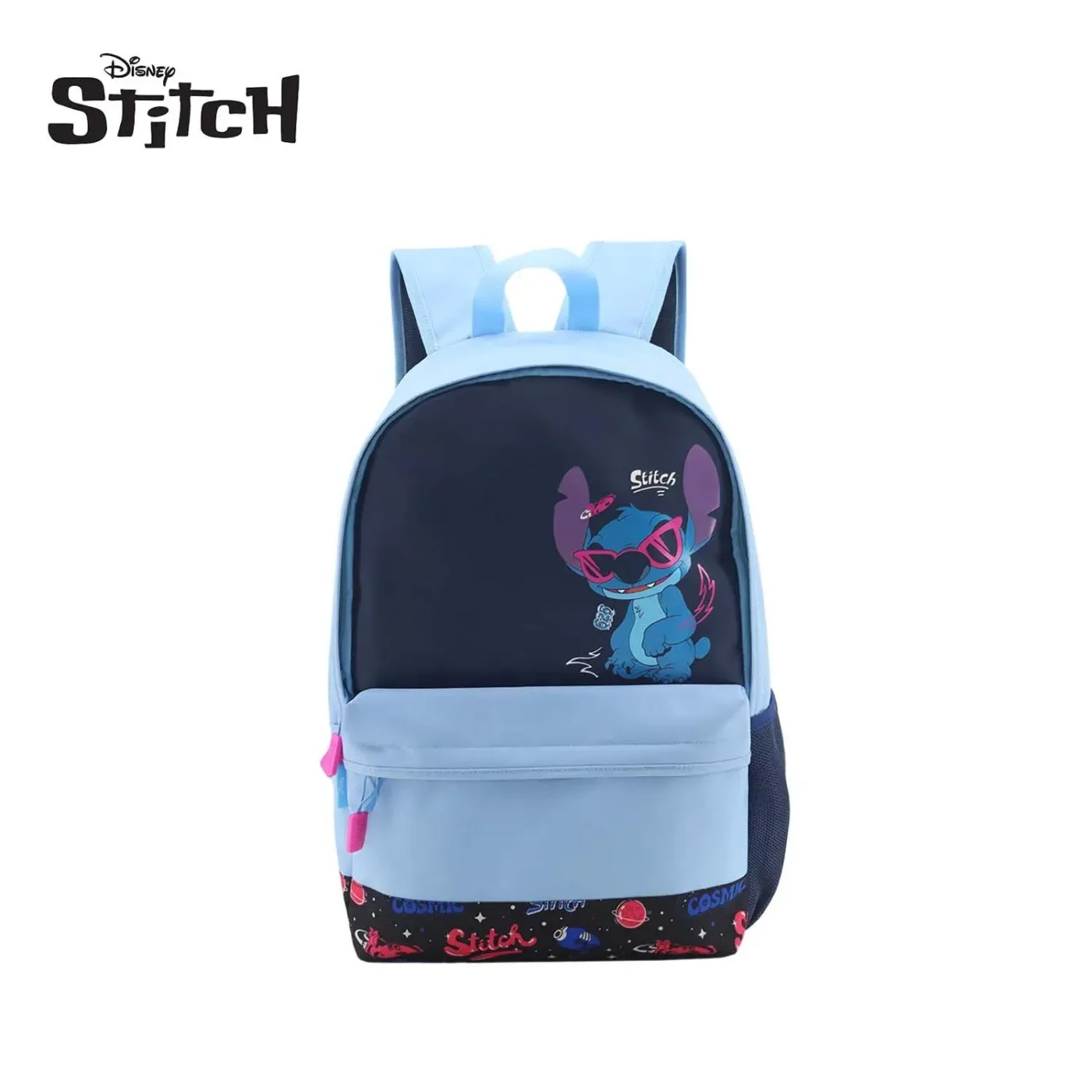 Mochila Disney Stitch 18" Porta Notebook. Colores Varios.