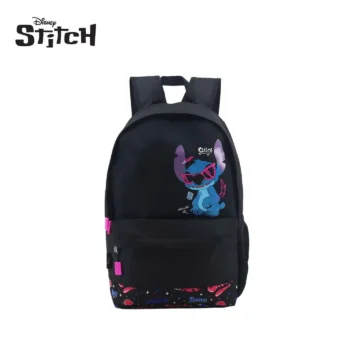 Mochila Disney Stitch 18" Porta Notebook. Colores Varios.