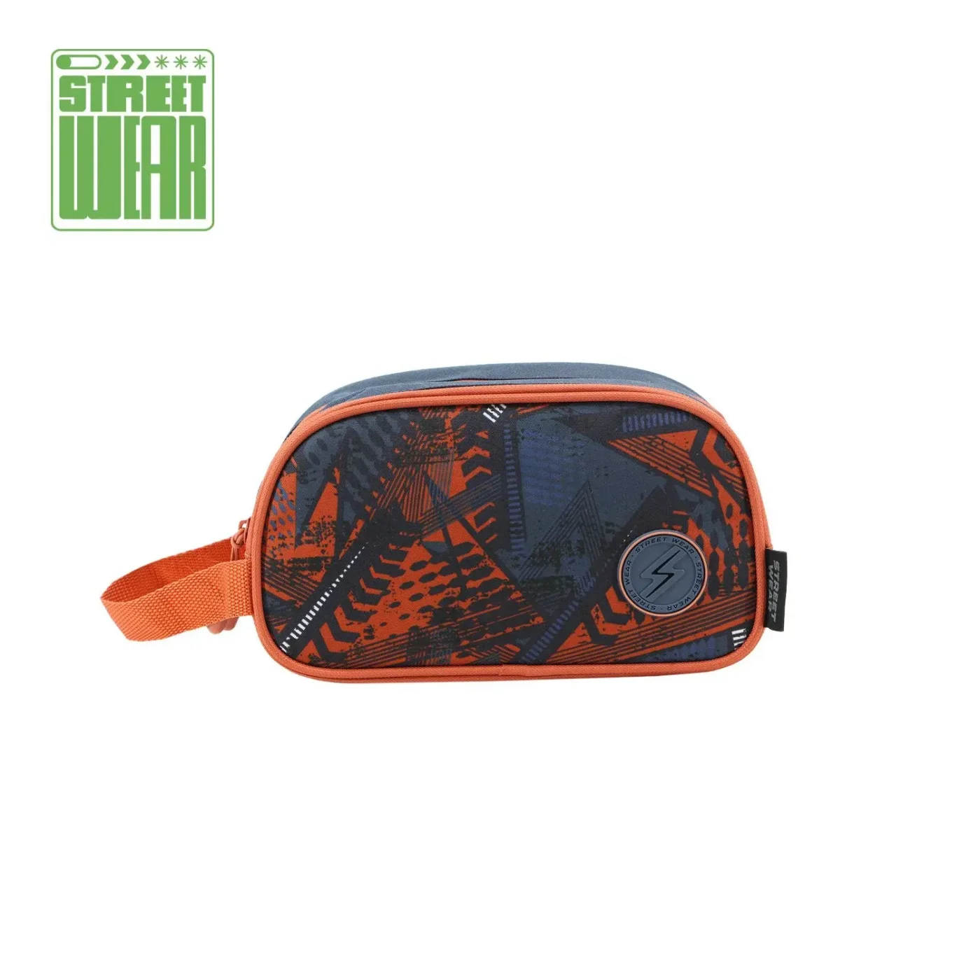Cartuchera Street Wear Dos Divisiones. Colores Varios.