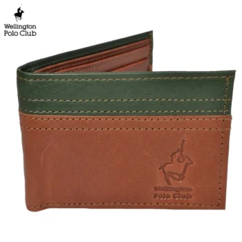 Billetera Wellington Polo Club De Cuero Para Hombre. Colores Varios.