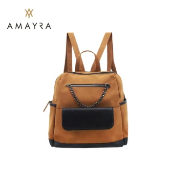 Mochila Amayra Urbana Eco Cuero Vison.