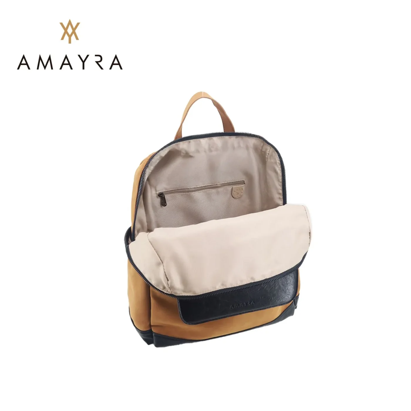 Mochila Amayra Urbana Eco Cuero Vison.