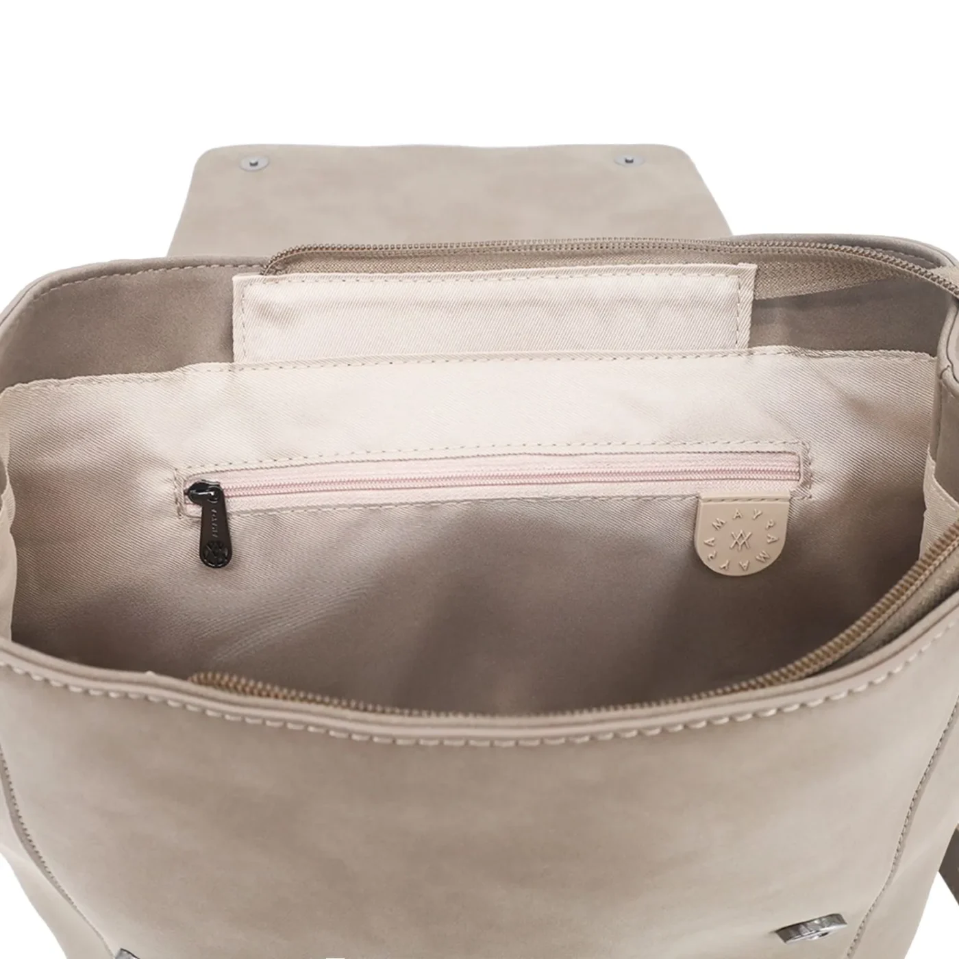 Mochila Amayra Urbana Eco Cuero Color Vison.
