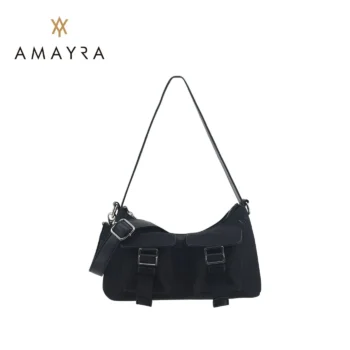 Cartera Amayra Bandolera Negra.