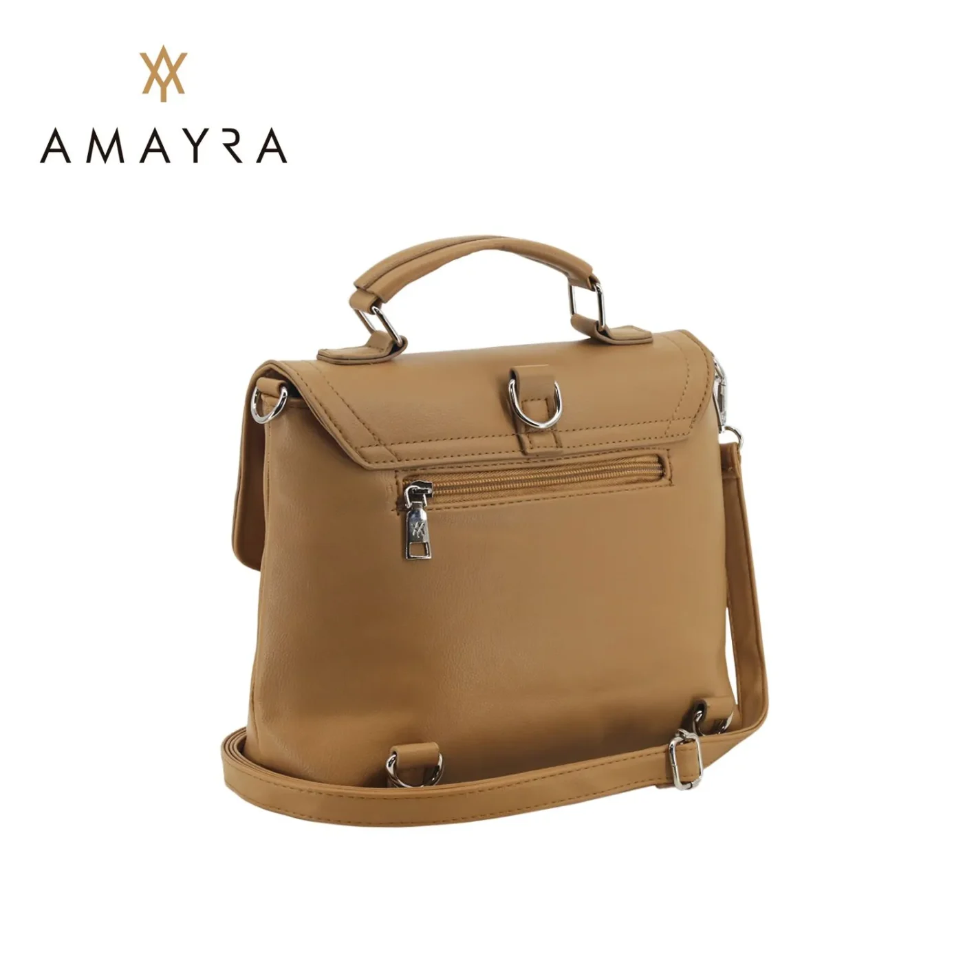 Cartera Bandolera Con Opción a Mochila Dos en Una Color Suela