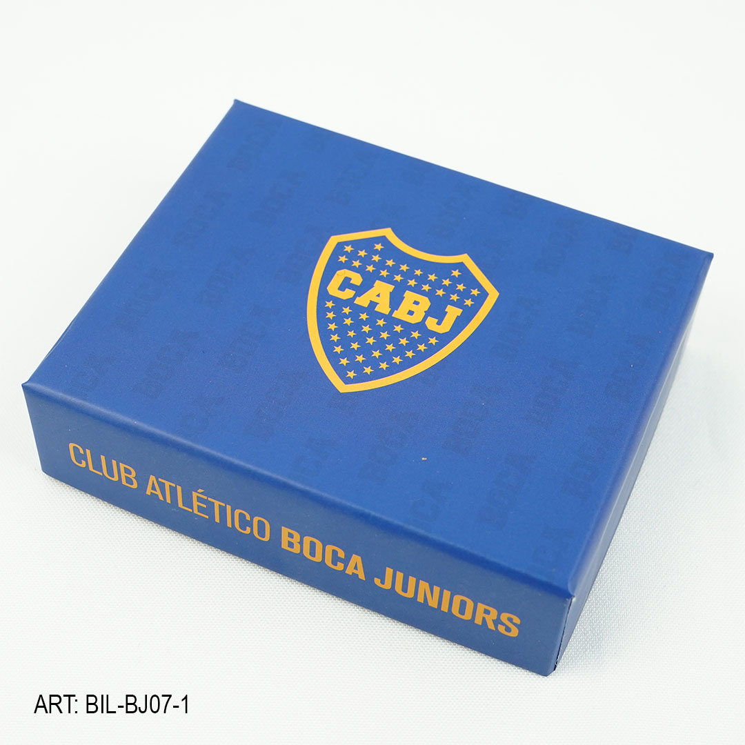 Billetera Boca Juniors Presentación En Caja