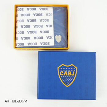 Billetera Boca Juniors Presentación En Caja