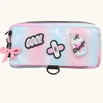 Cartuchera Chimola glowing Pink c/Accesorios.