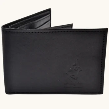 Billetera Wellington Polo Club De Cuero Para Hombre. Colores Varios.