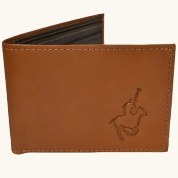 Billetera Wellington Polo Club De Cuero Simple Para Hombre. Colores Varios.