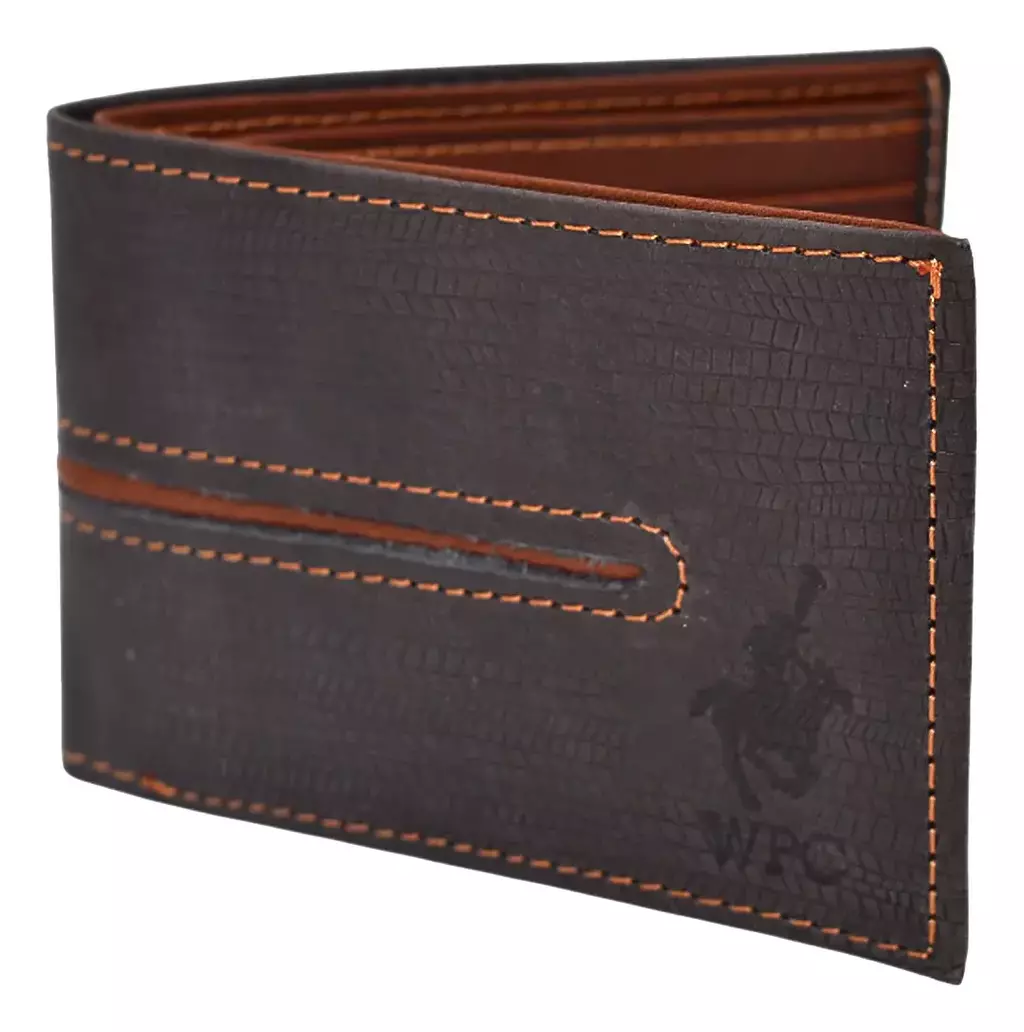 Billetera Wellington Polo Club De Cuero Simple Para Hombre. Colores Varios.