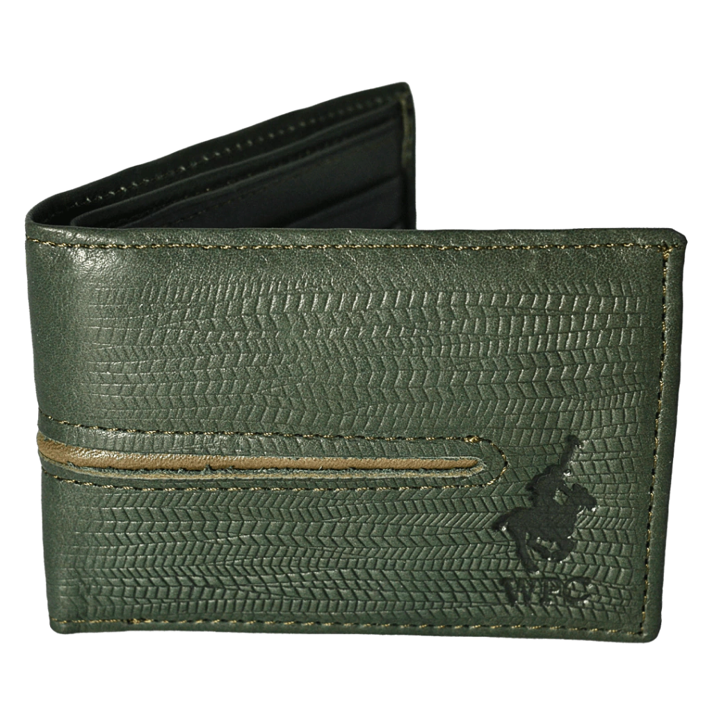 Billetera Wellington Polo Club De Cuero Simple Para Hombre. Colores Varios.