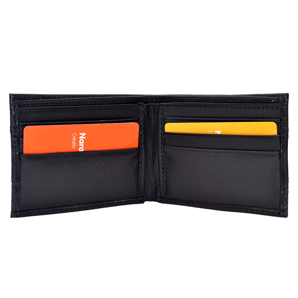 Billetera Wellington Polo Club De Cuero Simple Para Hombre. Colores Varios.