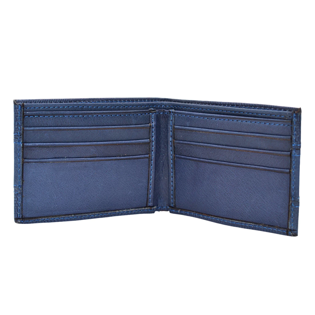 Billetera Wellington Polo Club De Cuero Simple Para Hombre. Colores Varios.