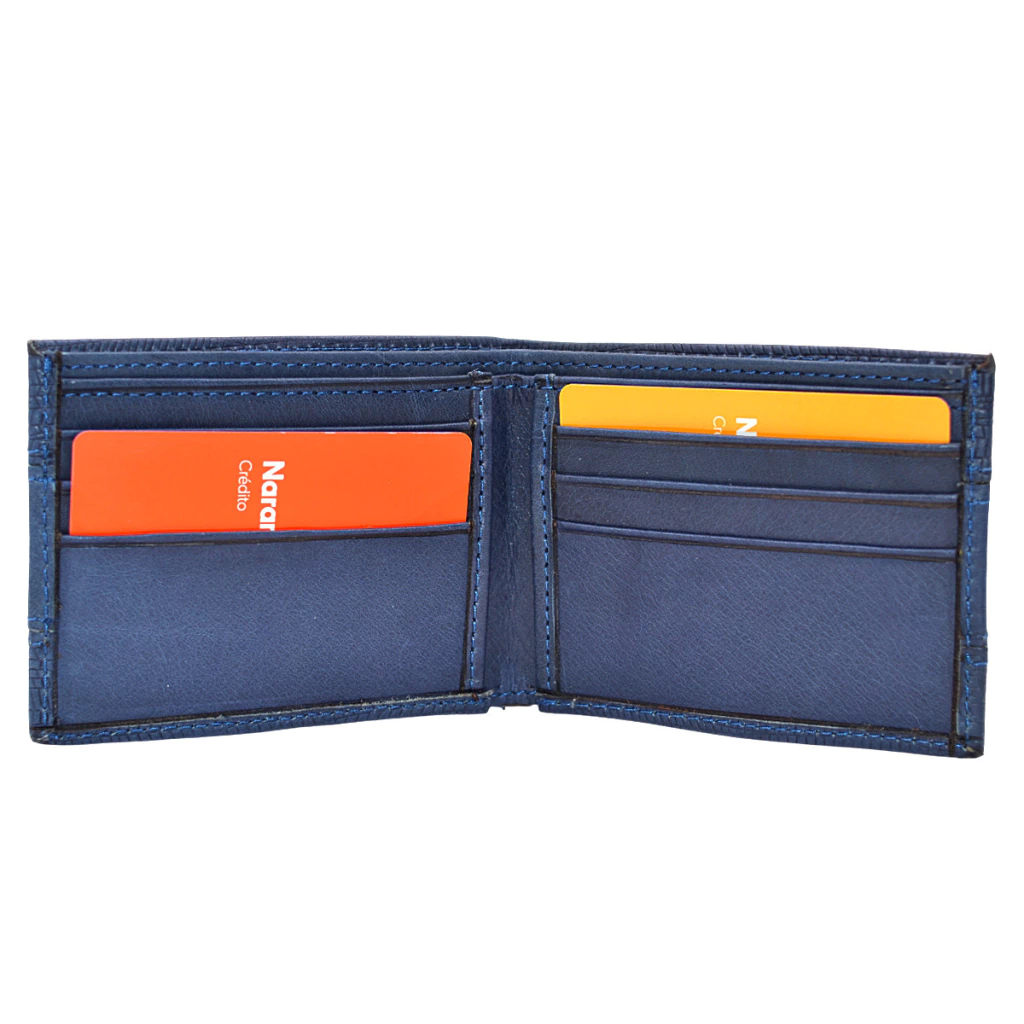 Billetera Wellington Polo Club De Cuero Simple Para Hombre. Colores Varios.