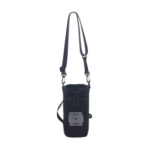 Bandolera Porta Botella Amayra c/Bolsillo p/Celular Negro