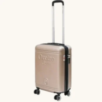 Valija Las Oreiro Carry On Chica 20" Dorada Apta Para Cabina