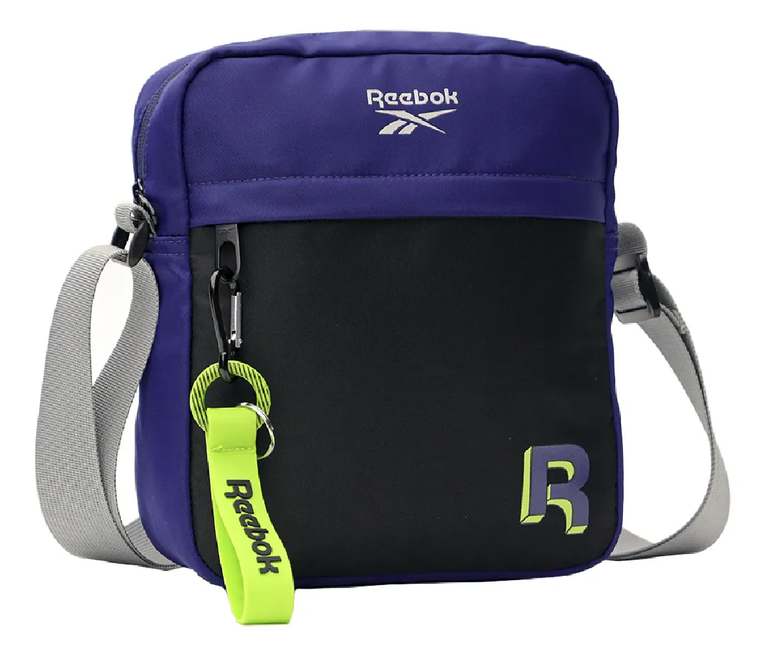 Morral Bandolera Reebok Microfibra Combinada Colores Varios