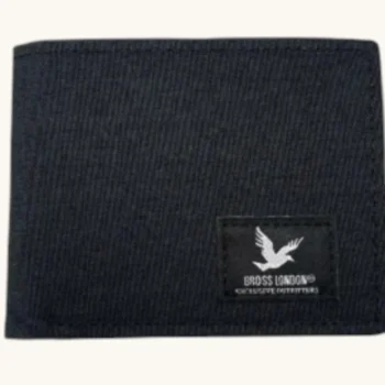 Billetera Bross London De Tela Para Hombre Con Caja