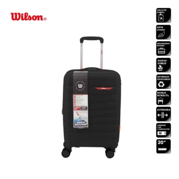 Valija Wilson 20" Carry On Negra