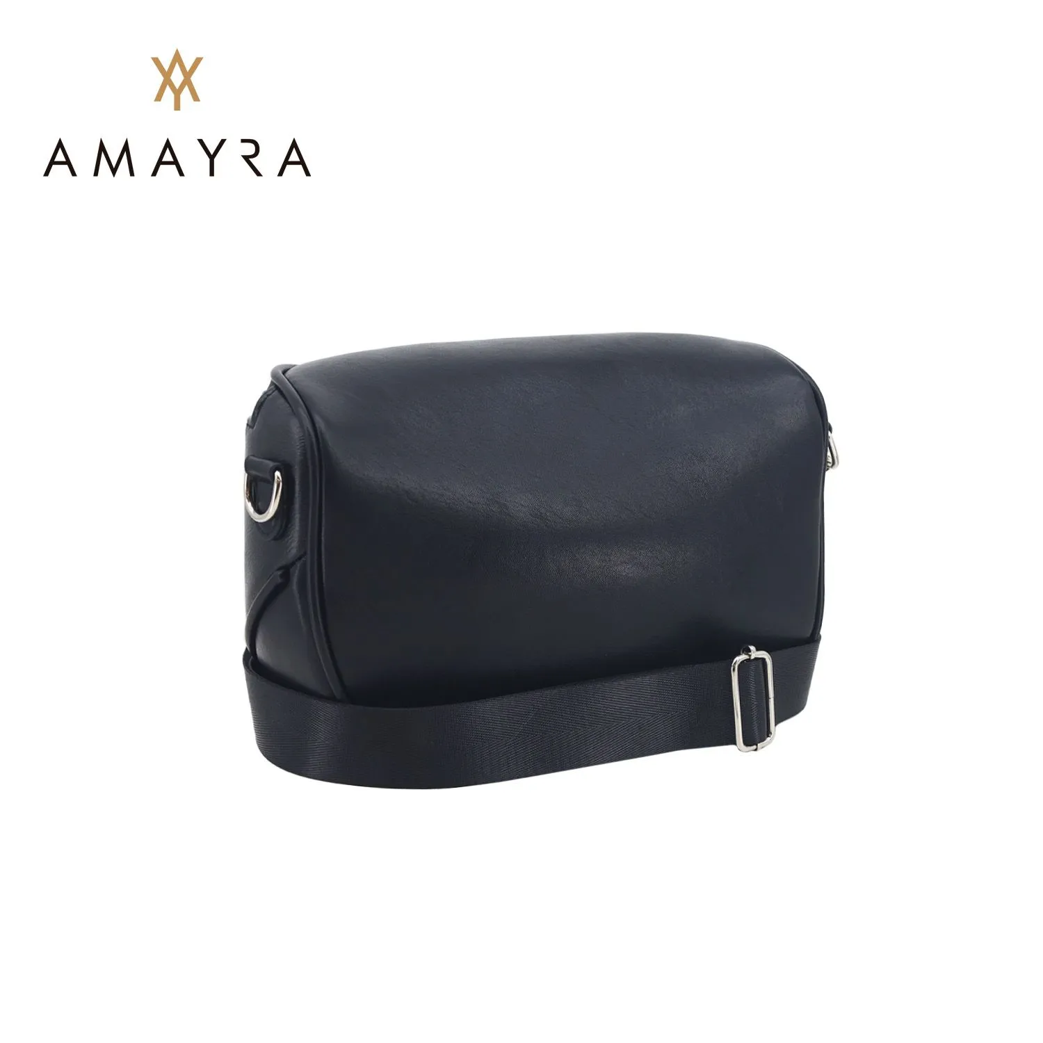Riñonera Amayra Grande Eco Cuero Negra