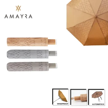 Paragua Amayra P/Dama Corto Automático Colores Varios
