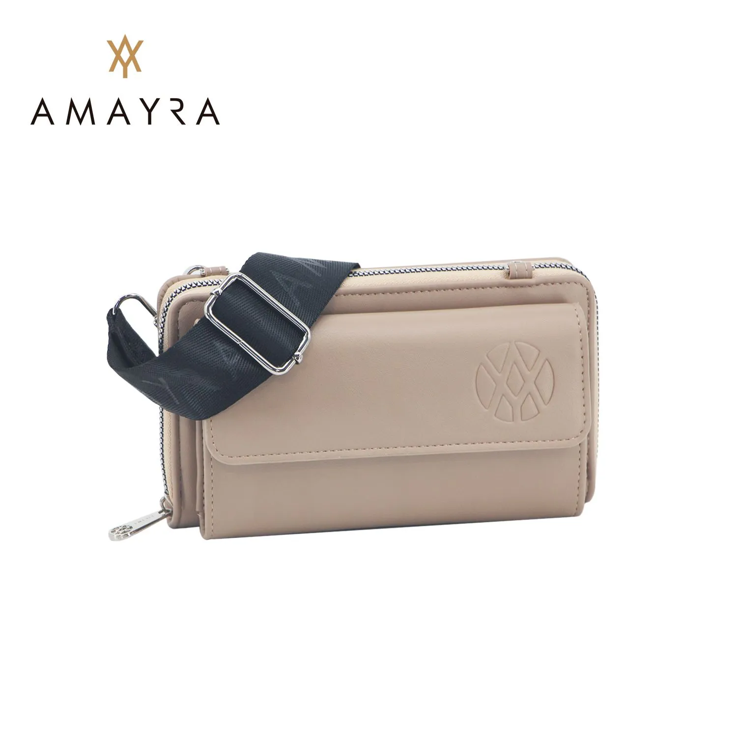 Porta Celular Amayra Eco Cuero Camel