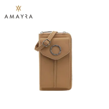 Bandolera Porta Celular Amayra Camel