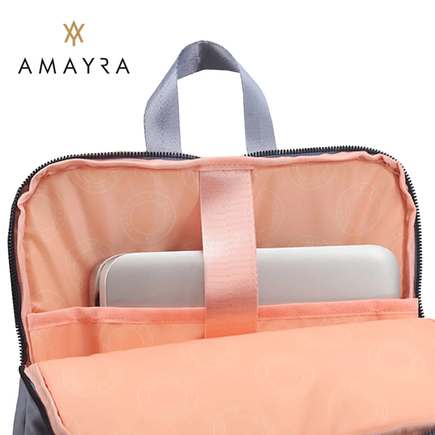 Mochila Amayra P/Notebook Hasta 17" Tela Azul
