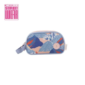 Cartuchera Street Wear Tela Estampada Colores Varios