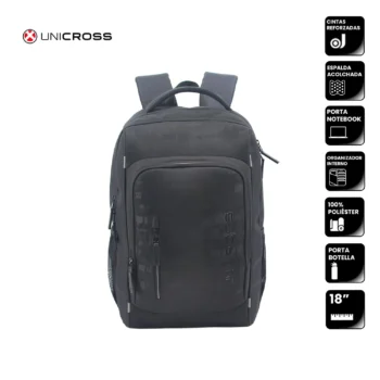 Mochila Unicross P/Notebook 18" USB