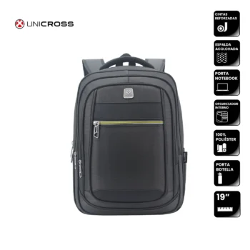 Mochila Unicross P/Notebook 19" Tela Reforzada