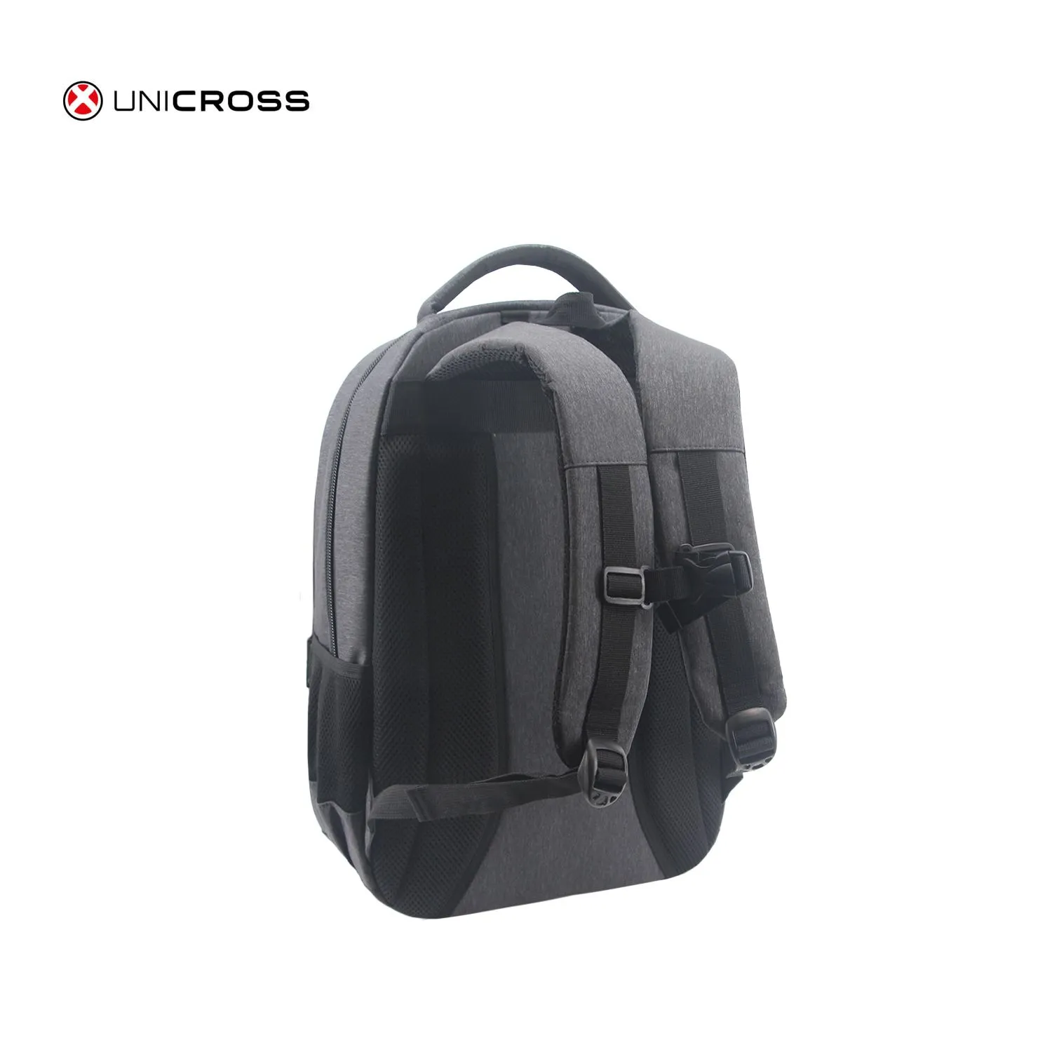 Mochila Unicross P/Notebook 19" Gris Muy Reforzada"